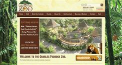 Desktop Screenshot of charlespaddockzoo.org