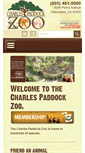 Mobile Screenshot of charlespaddockzoo.org